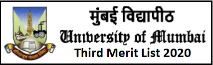 Mumbai Univesity 2020 Third Merit List