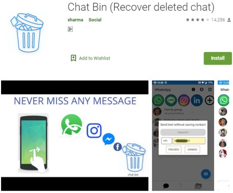 Recover Deleted Chat App