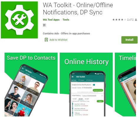 WhatsApp Online Offline App