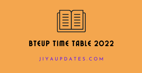 BTEUP Time Table 2022