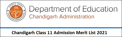 Chandigarh Class 11 Admission Merit List