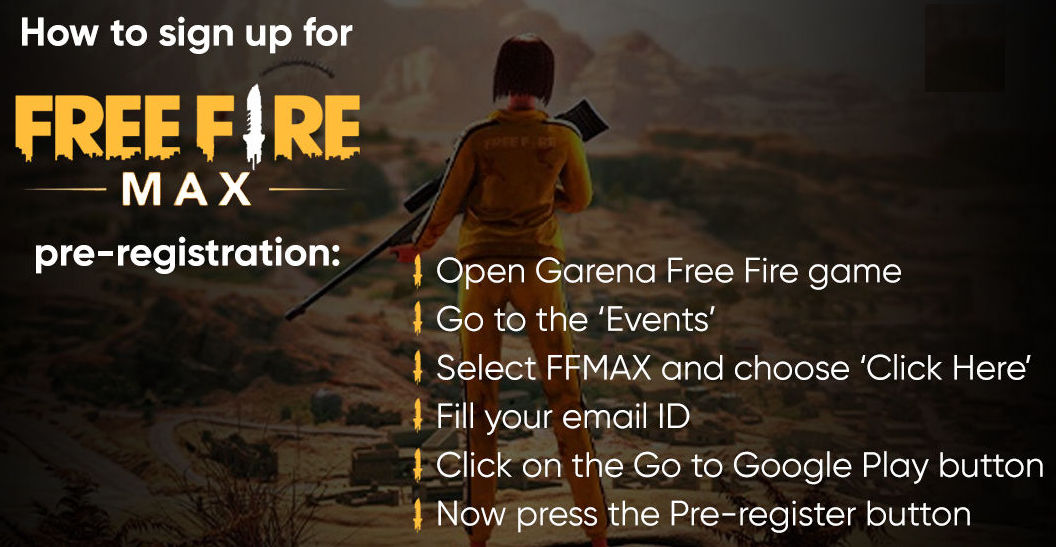 free fire max pre registration in india 2021