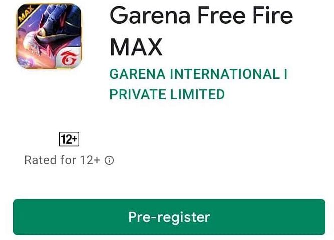 free fire max pre registration link