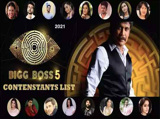 Bigg Boss 5 Telugu Contenstants List 2021