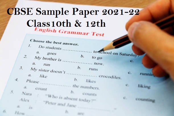 CBSE 2021-22 Sample Paper 10, 12