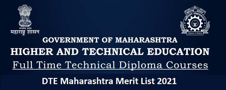 www.dtemaharashtra.gov.in 2021 Merit List 2021 Post HSC