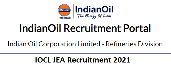 IOCL JEA Recruitment 2021