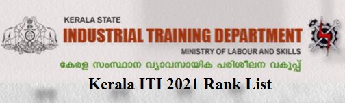Kerala ITI 2021 Rank List