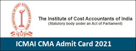 CMA Admit Card Dec 2021 Download