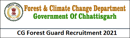 CG Forest Guard Recruitment 2021