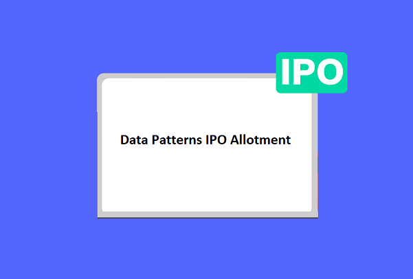 Data Patterns IPO Allotment Status