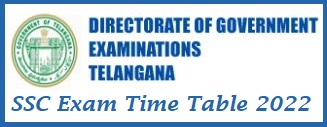SSC Exam Time Table 2022