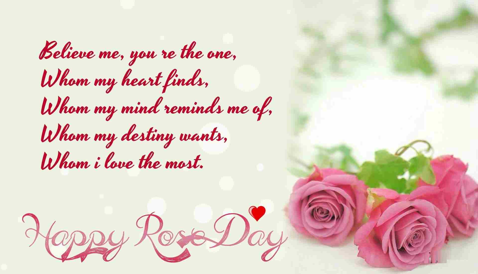 happy rose day quotes for my love