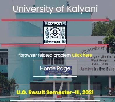 Kalyani University 3rd Sem Result