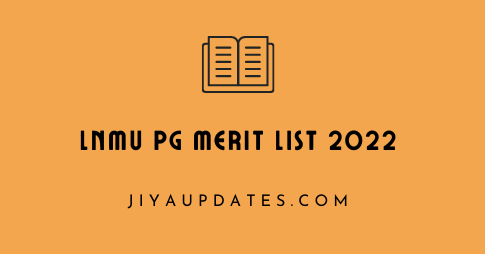 LNMU PG Merit List 2022