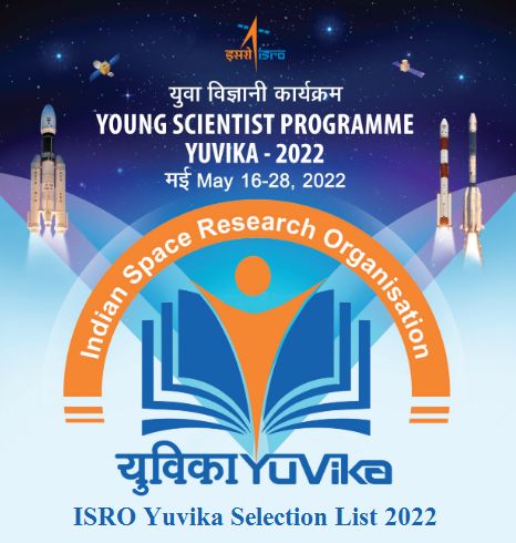 ISRO Yuvika Selection List 2022
