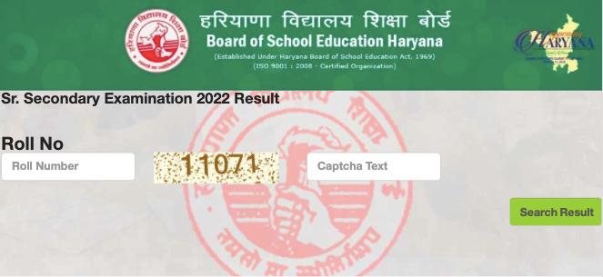HBSE 12th Result 2022 by Name