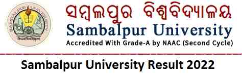 Sambalpur University Result 2022