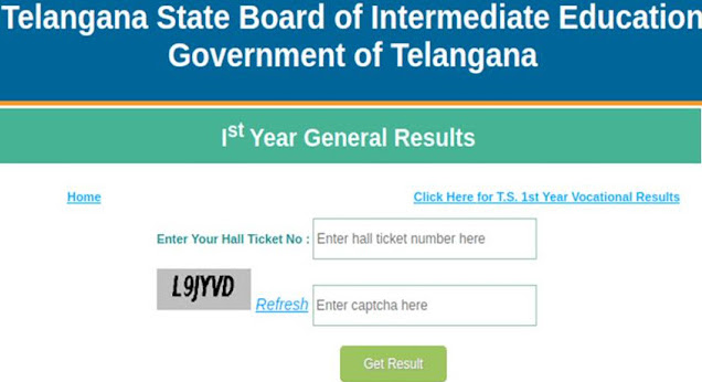 TS Inter 1st year Results 2022