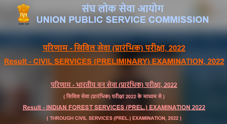 UPSC Civil Services Exam Result 2022