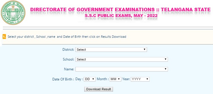 bsetelangana.org 10th Results 2022