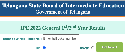 tsbie.cgg.gov.in inter Results 2022 1st & 2nd Year