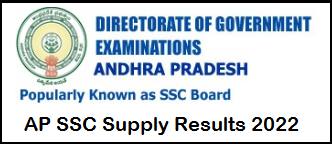 AP SSC Supply Results 2022