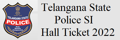 ts police si hall ticket download 2022