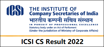 ICSI CS Result 2022
