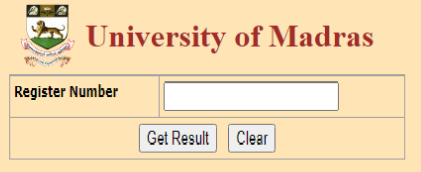 Madras University 6th Sem Result