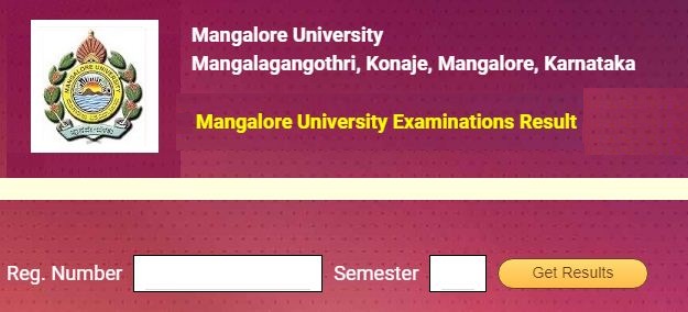 Mangalore University Results 2022 Sem