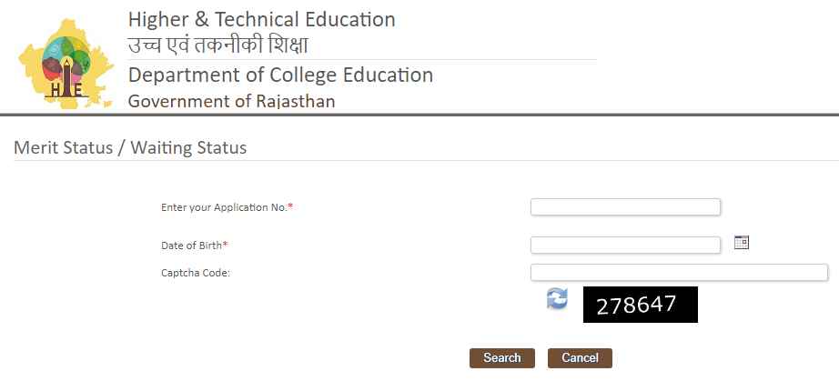 Rajasthan Government College 1st Merit List 2022