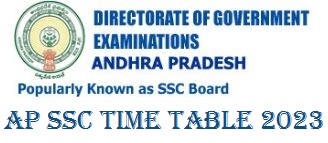 AP SSC Time Table 2023