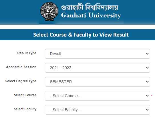 Gauhati University 5th Sem Result 2022