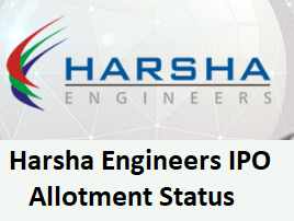 Harsha Engineers IPO Allotment Status