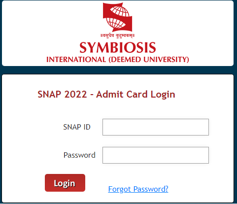 SNAP Admit Card 2022