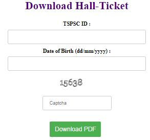 TSPSC AE Hall Ticket 2023