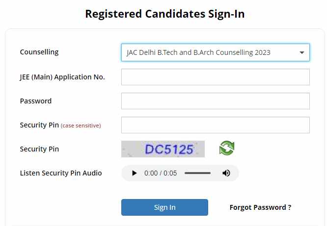 JAC Delhi Seat Allotment Result 2023 Link